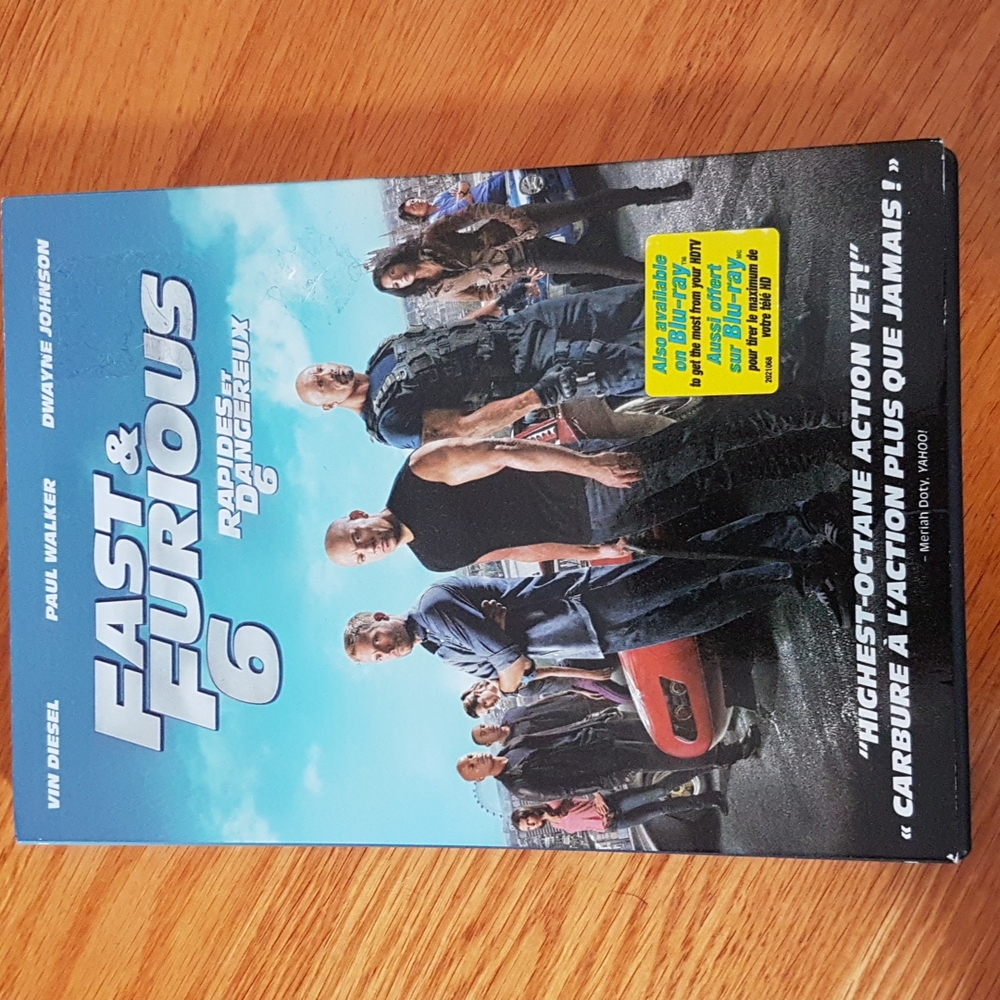 Fast & Furious 6 DVD